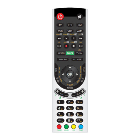 Maxview URC6D Programming & operating instructions