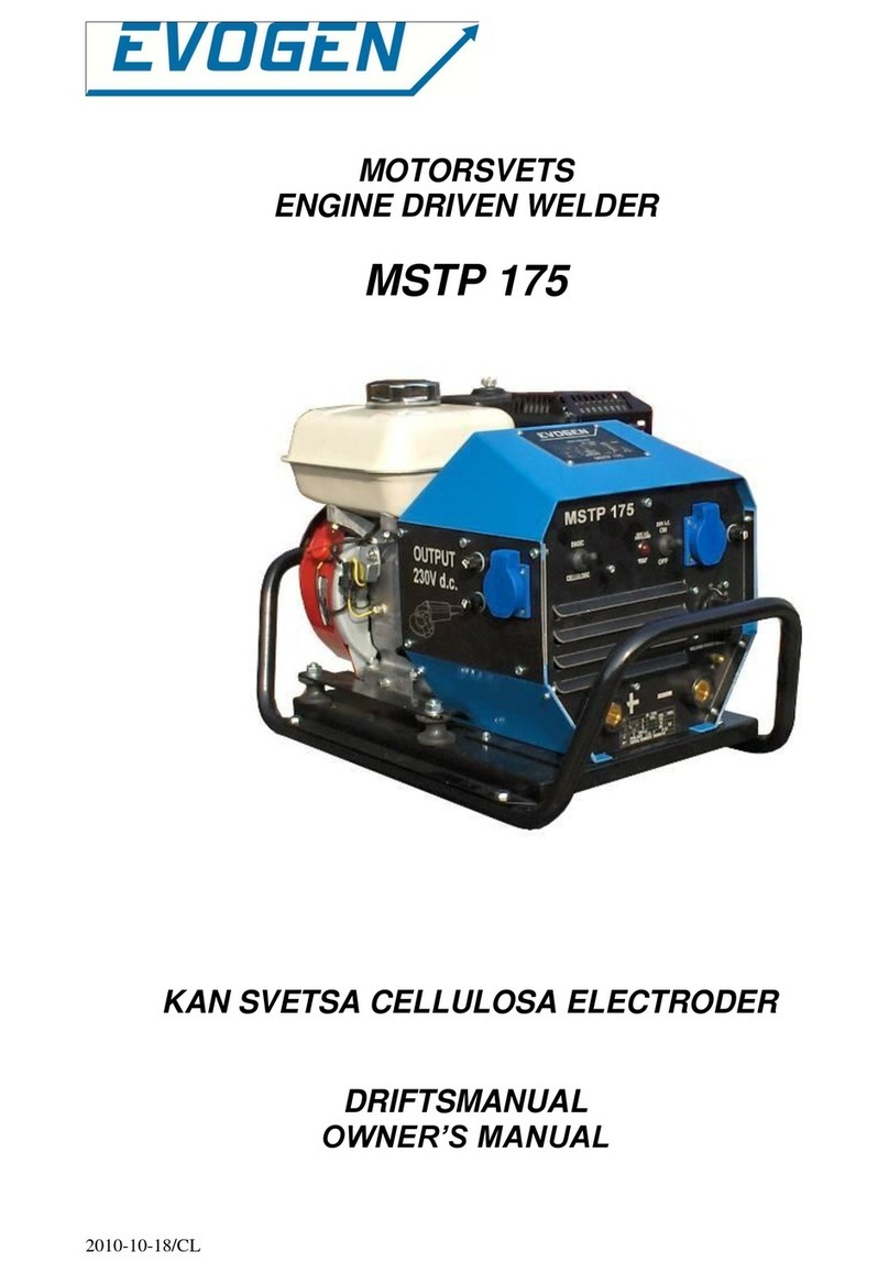 EVOGEN MSTP 175 owner's manual