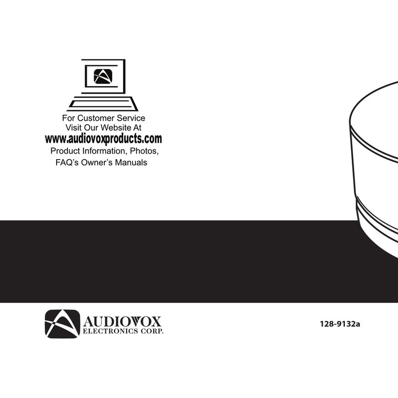 Audiovox IPD-HDSS owner's manual