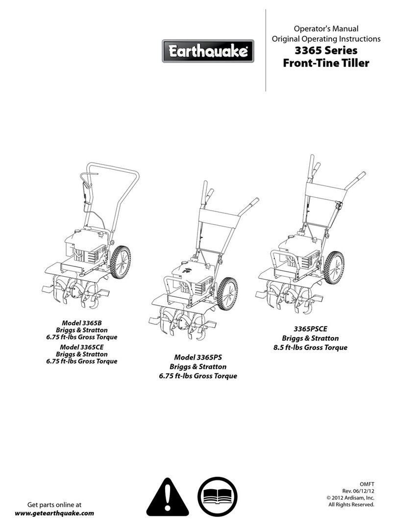 EarthQuake 3365B User manual