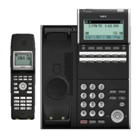 NEC Univerge SV8100 Quick reference guide