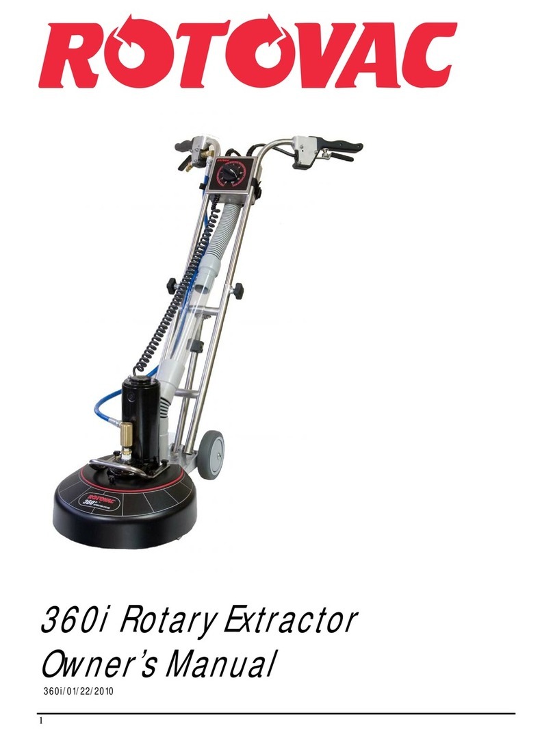 Rotovac 360i owner's manual