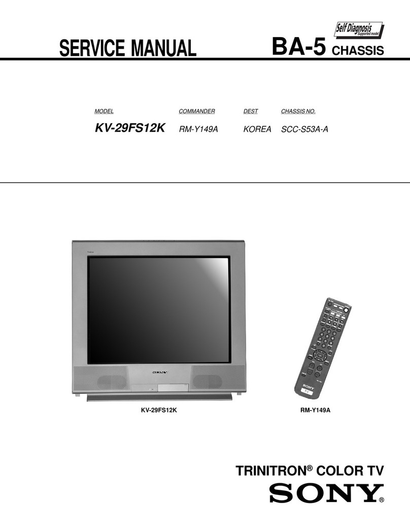 Sony TRINITRON KV-29FS12K User manual