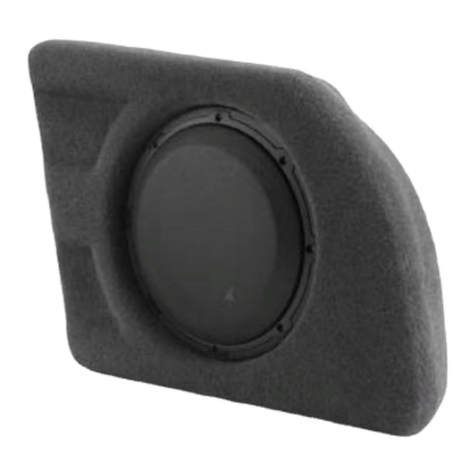 JL Audio Stealthbox SB-H-XTOUR/10W3v3 User manual