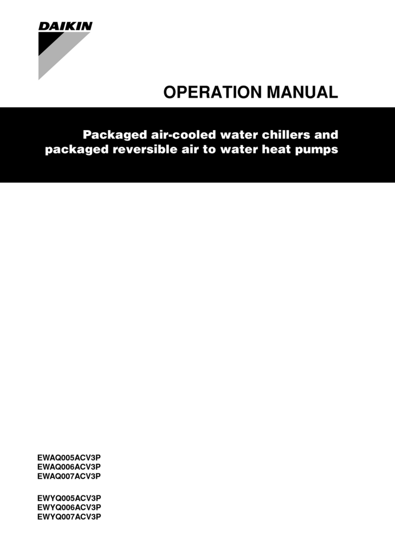 Daikin EWYQ007ACV3P Operation manual