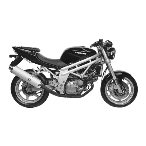 HYOSUNG Comet 650S Service manual