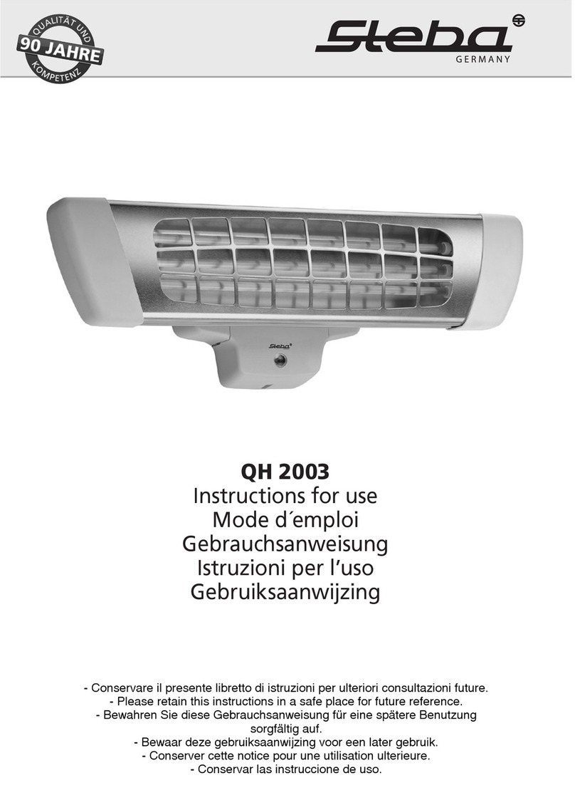 Steba QH 2003 Instructions for use