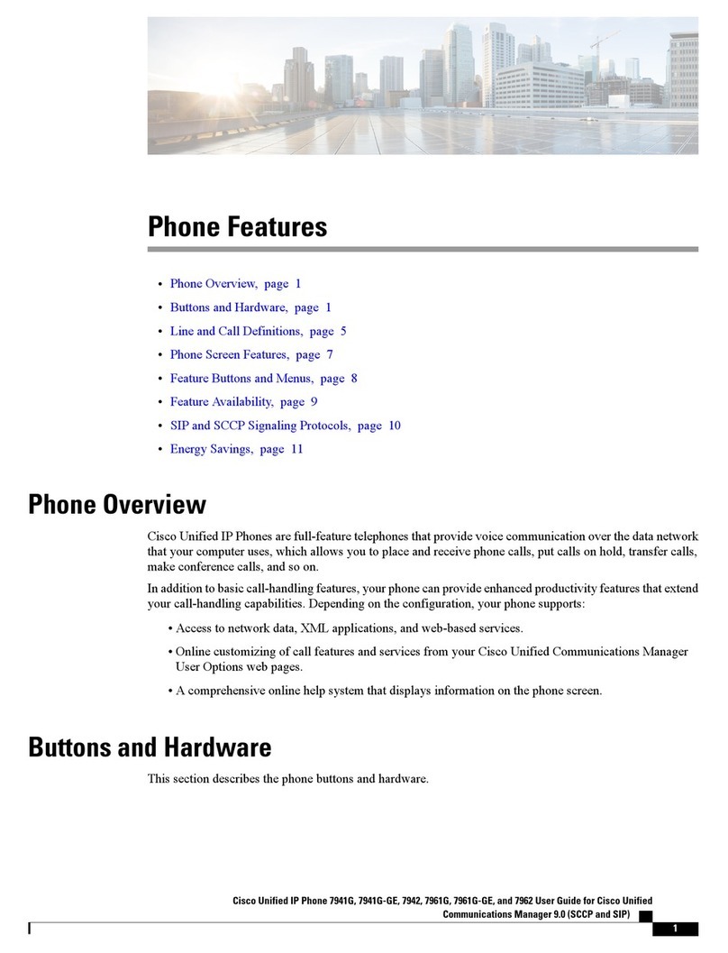 Cisco 7941G - Unified IP Phone VoIP User manual