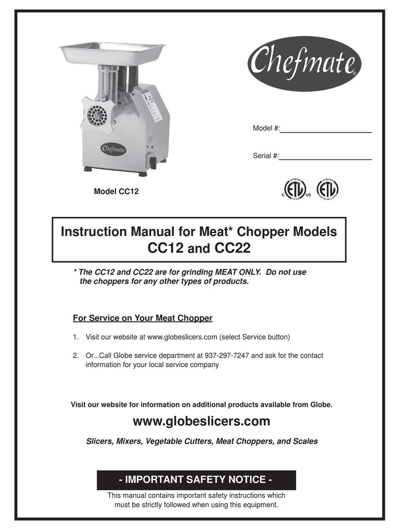 Chefmate CC12 instruction manual