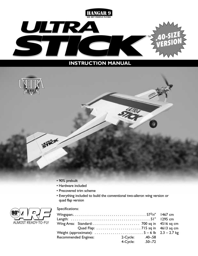 Ultra Stick Hangar 9 instruction manual
