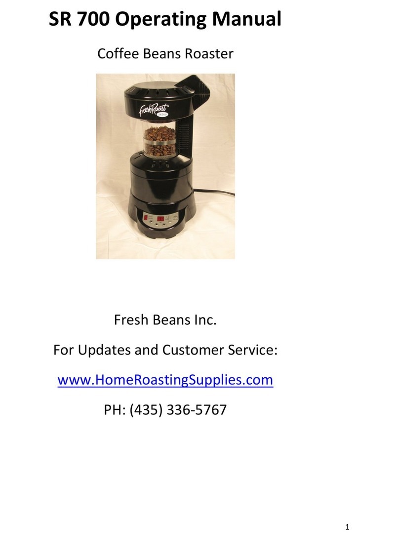 Fresh Beans SR 700 operating manual