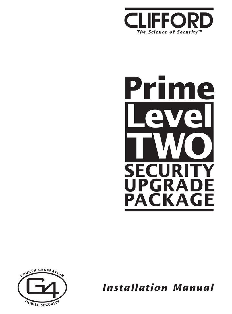 Clifford Prime Level TWO installation manual