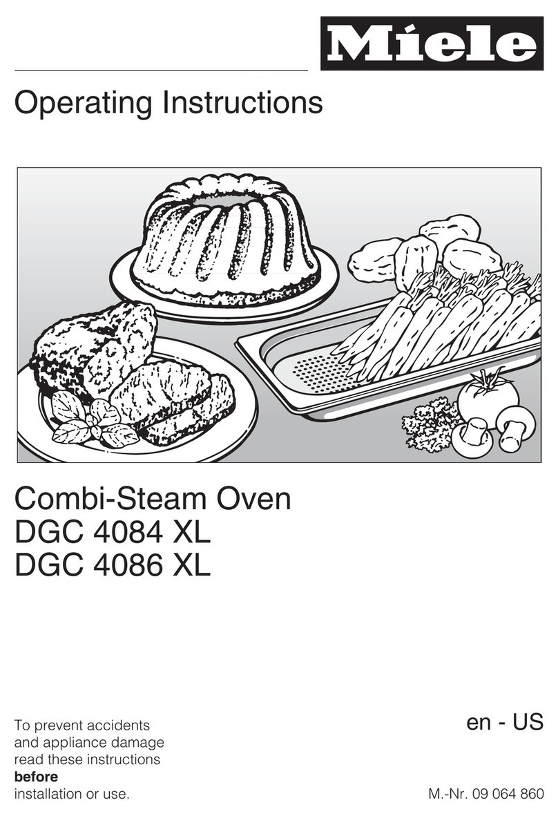 Miele DGC 4086 XL operating instructions