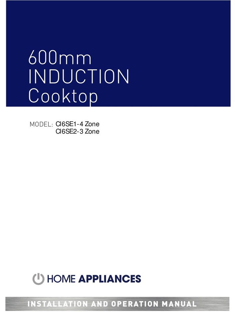 Home appliances CI6SE1-4 Zone Installation and operation manual Home appliances CI6SE1-4 Zone Installation and operation manual
