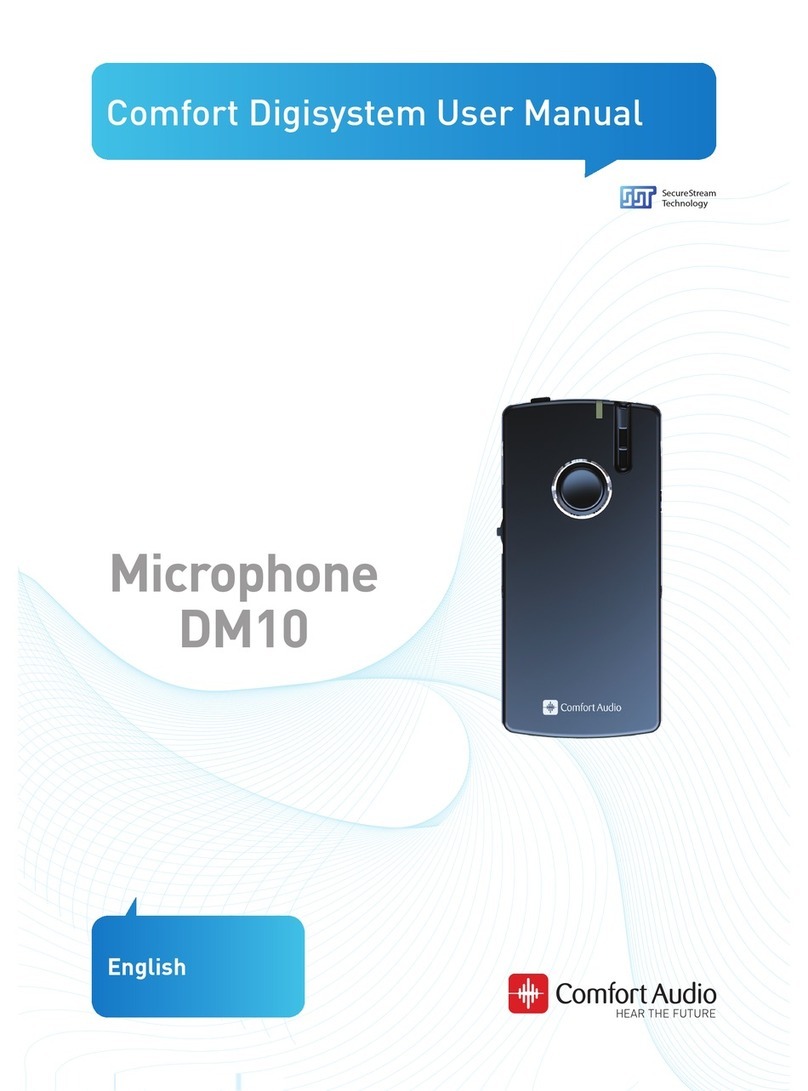 Comfort audio Comfort Digisystem DM10 User manual Comfort audio Comfort Digisystem DM10 User manual