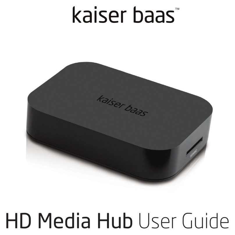 Kaiser Baas HD Media Hub user guide
