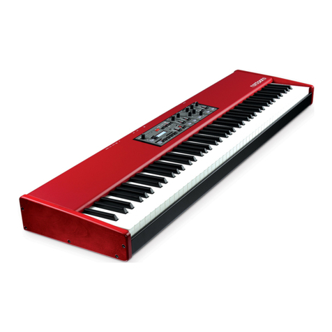 Clavia Nord Piano 88 User manual