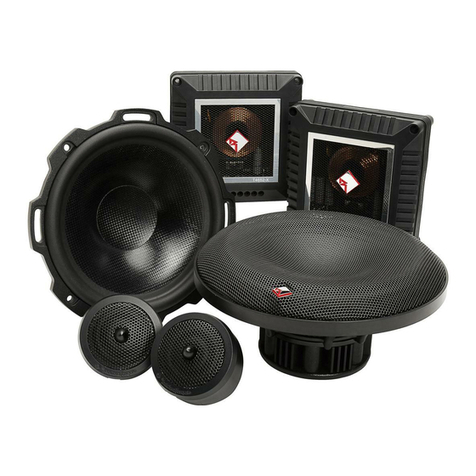 Rockford Fosgate T4652-S Installation & operation