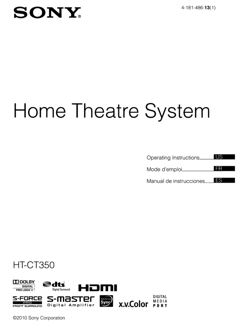 Sony HT-CT350 User manual