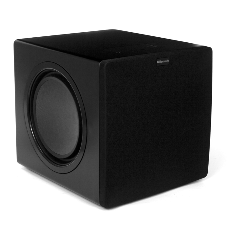Klipsch Reference Series SW-311 User manual