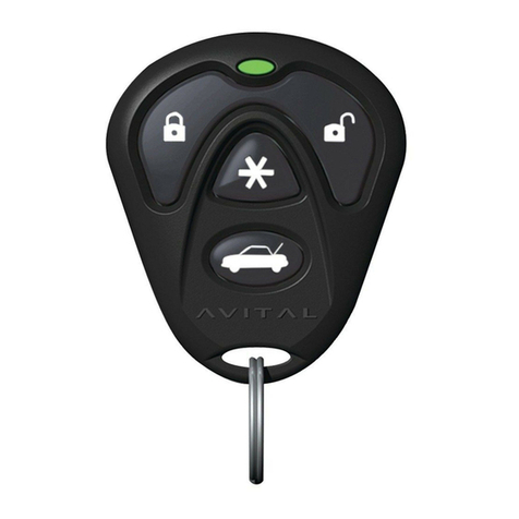 Avital 2101L User manual