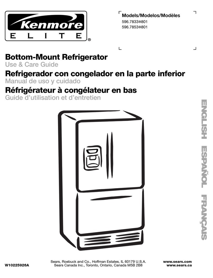 Kenmore 596.7833?801 Use & care guide