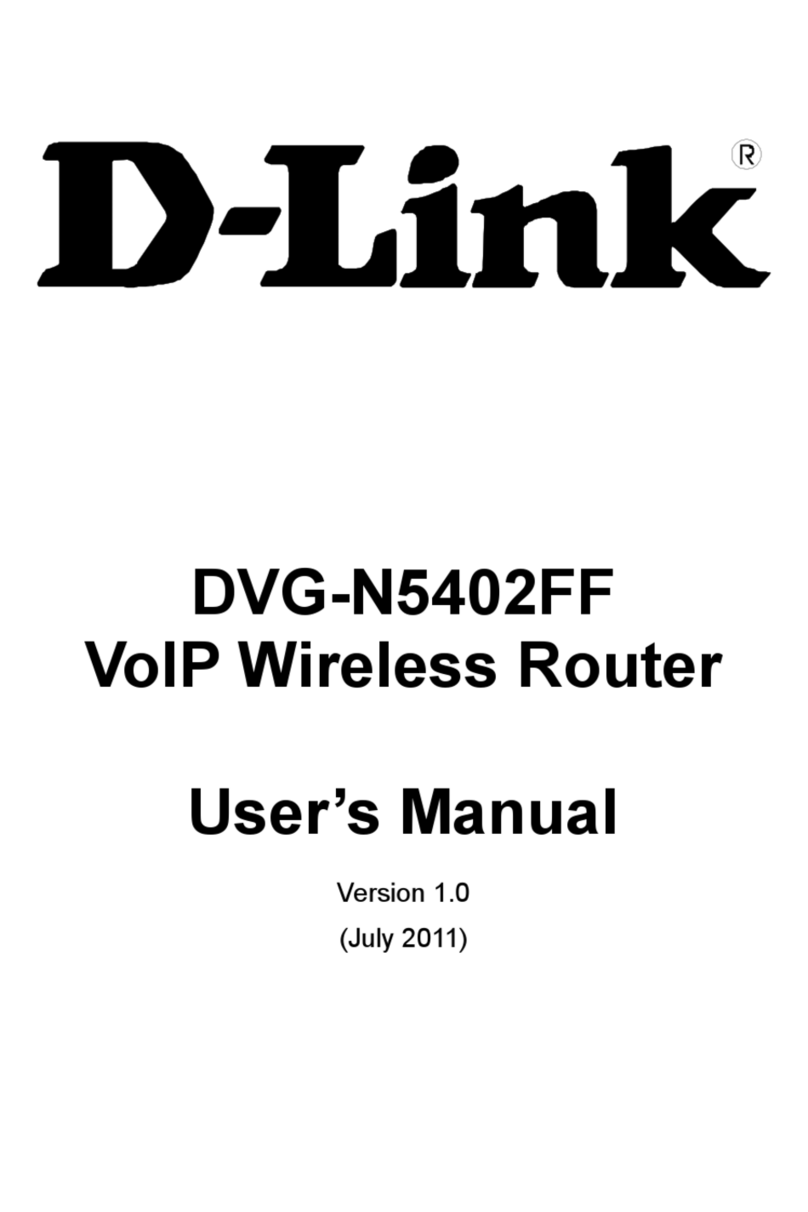 D-Link DVG-N5402FF User manual D-Link DVG-N5402FF User manual