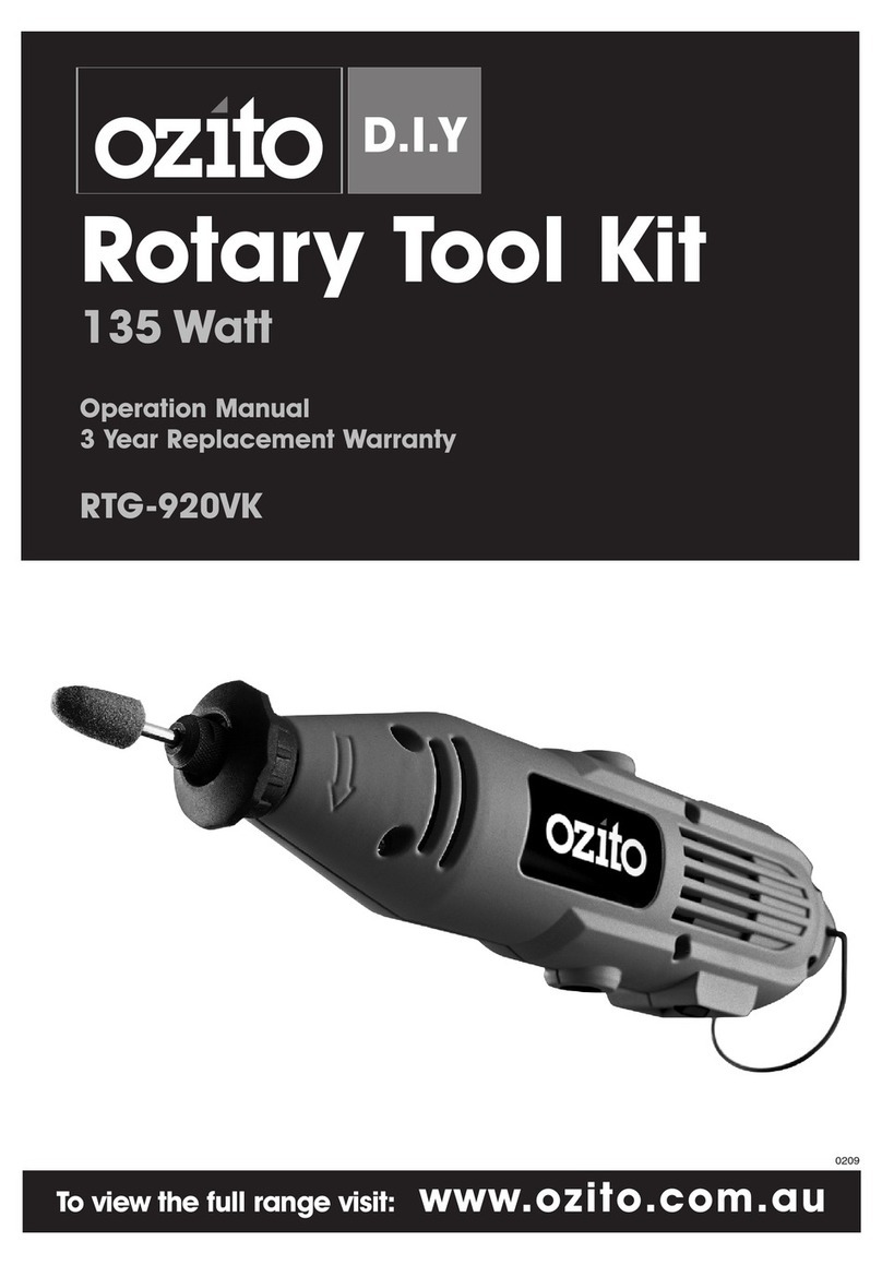 Ozito RTG-920VK Operation manual