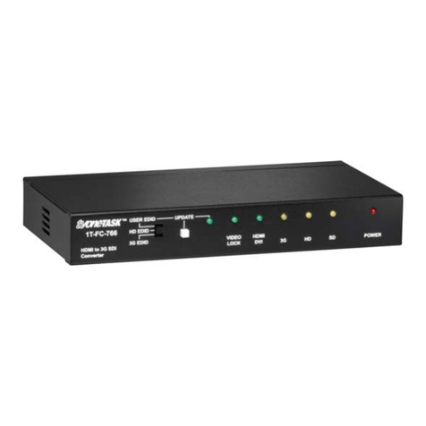 TV One 1T-FC-766 User manual