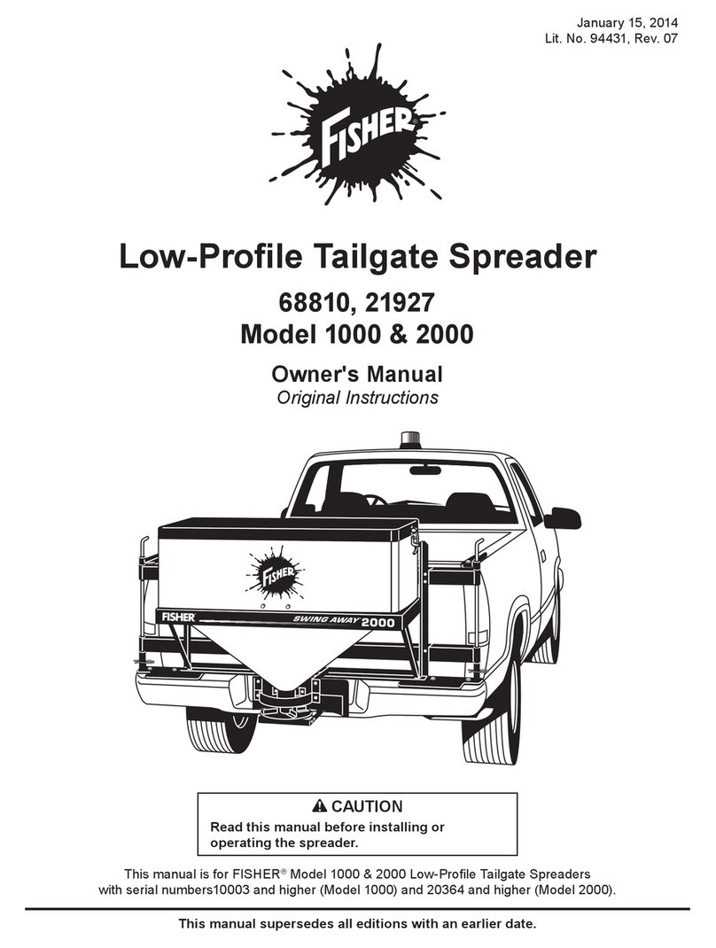 Fisher 1000 User manual
