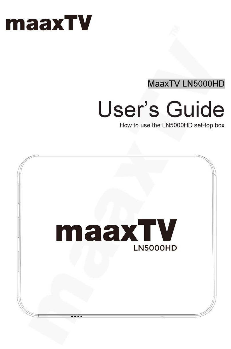 maaxTV LN5000HD user guide