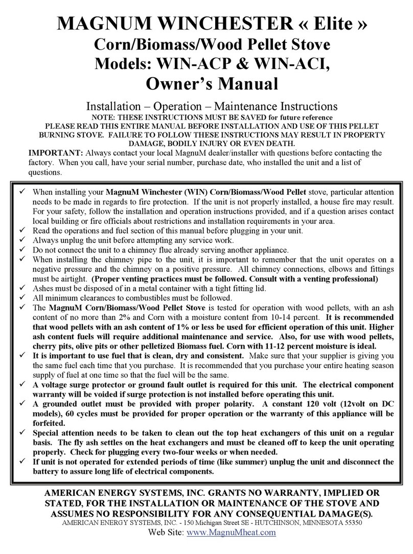 Magnum Winchester WINACP owner's manual Magnum Winchester WINACP owner's manual