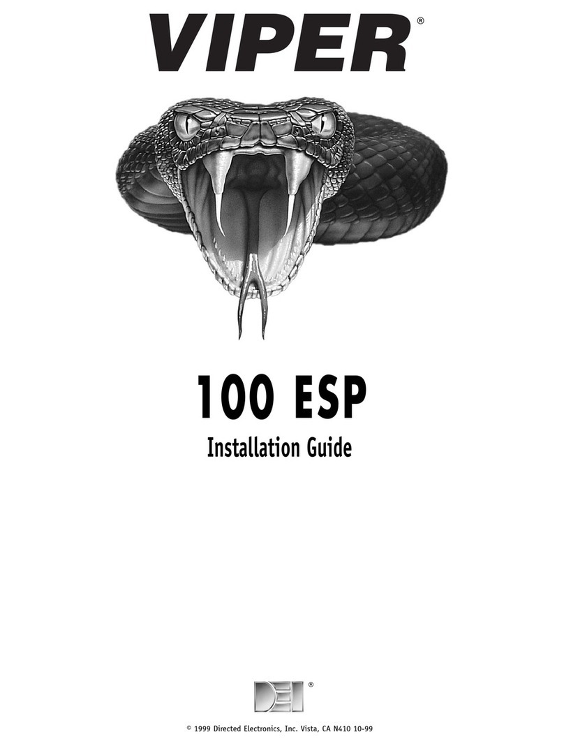 Directed Electronics 100 ESP installation guide