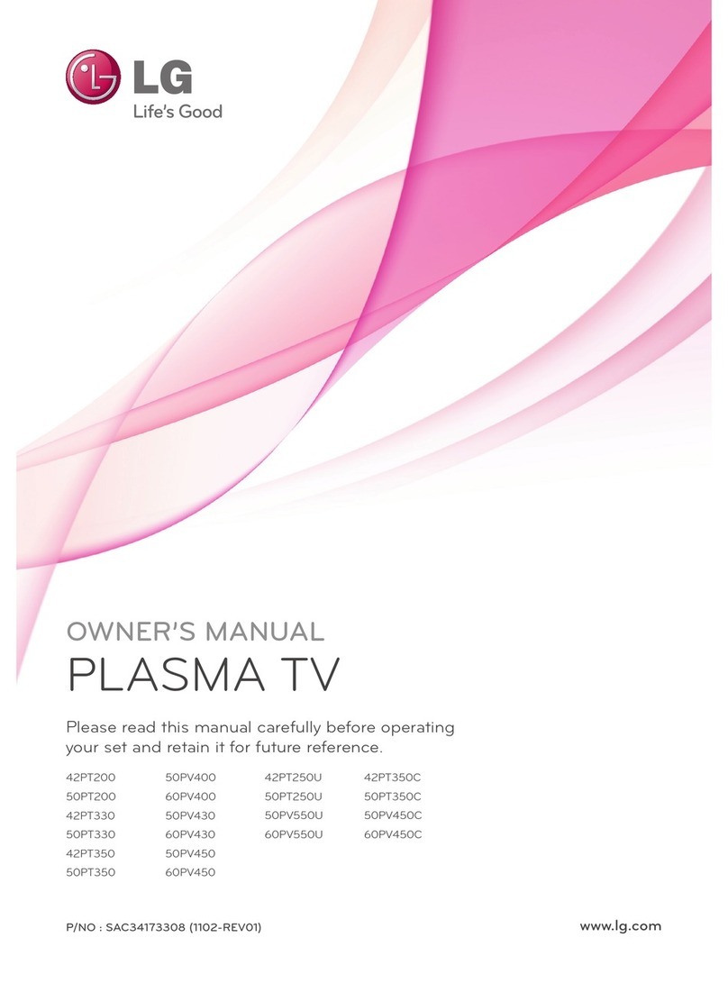 LG 42PT200 User manual