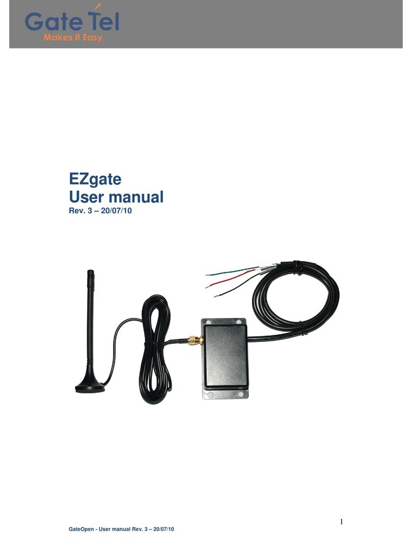 Gate Tel EZgate user manual