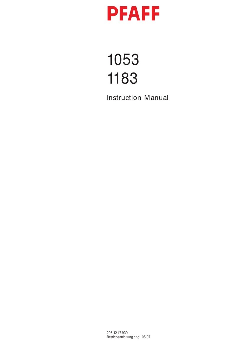Pfaff 1053 User manual