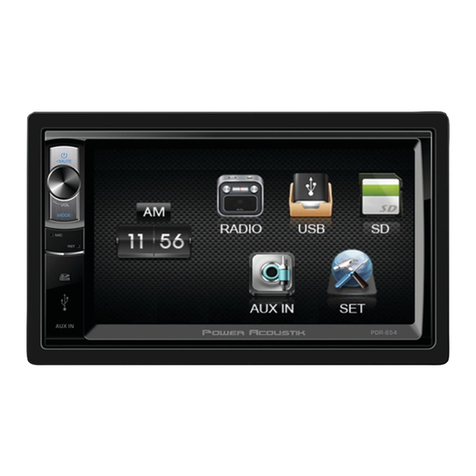 PowerAcoustik PDR-654 owner's manual