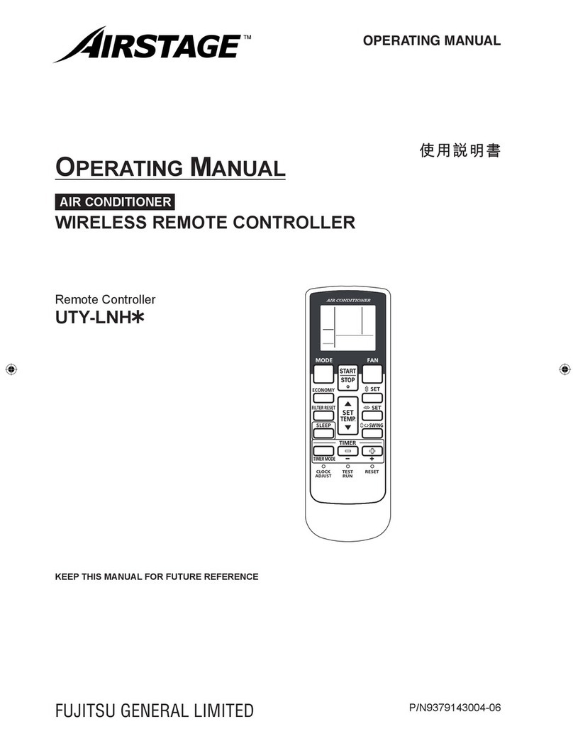 AirStage UTY-LNH series User manual