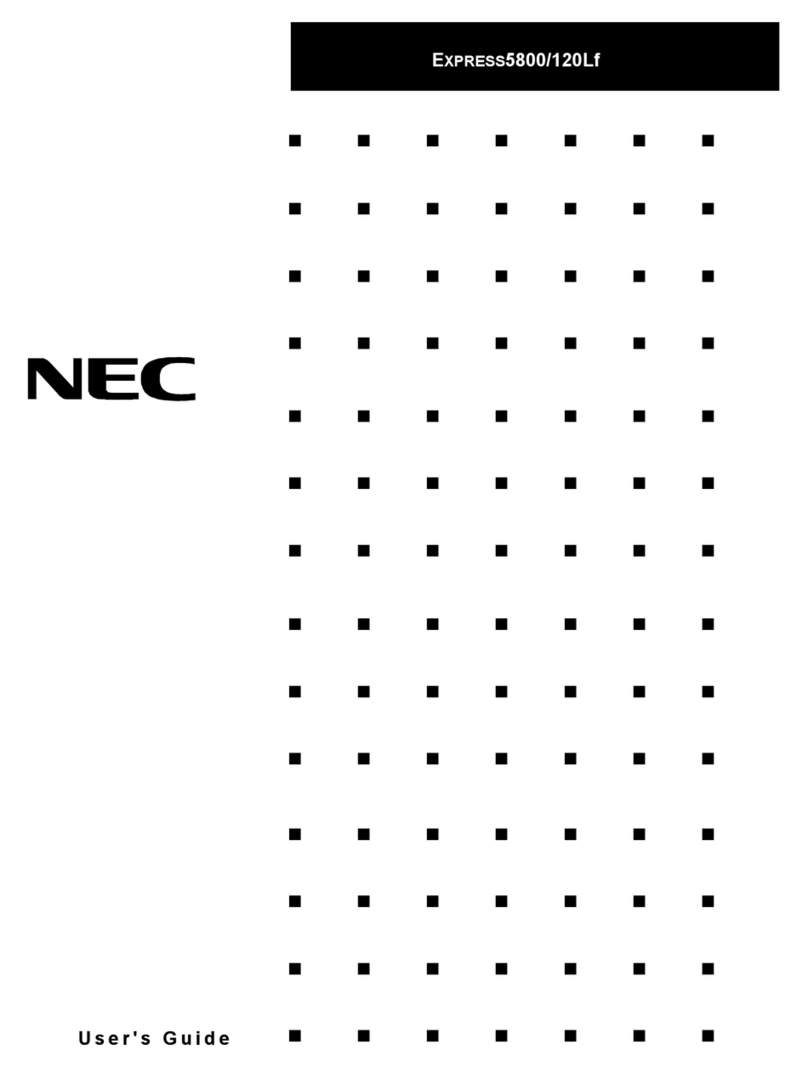 NEC EXPRESS5800/120Lf User manual