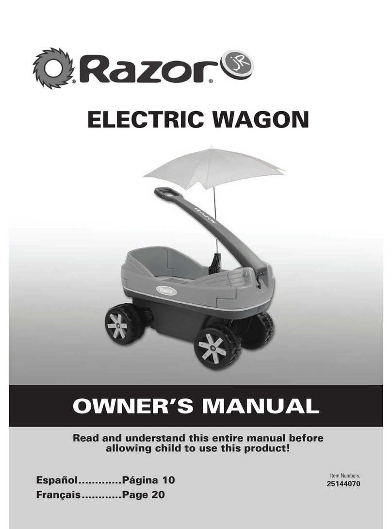 Razor Electric Wagon owner's manual
