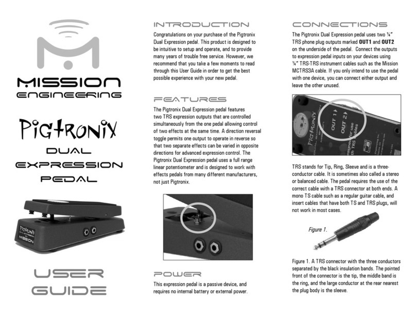 Mission Pigtronix User manual
