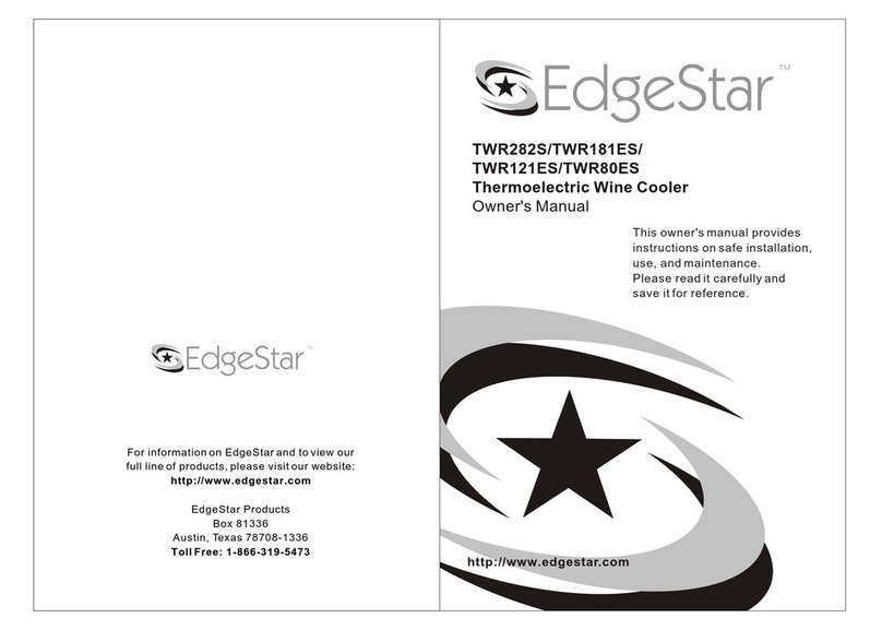 EdgeStar TWR282S owner's manual