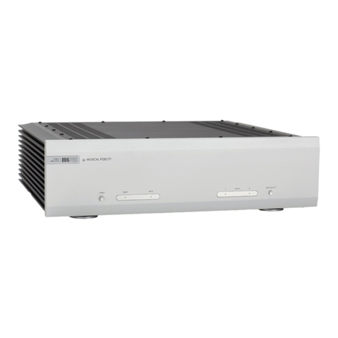 Musical Fidelity M6PRX CRPS Instructions for use