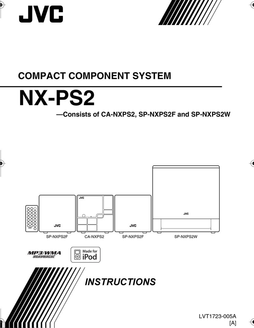 JVC Compact Component System NX-PS2 instructions