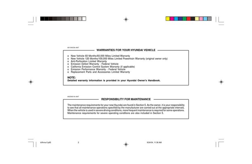 Hyundai ACCENT owner's manual