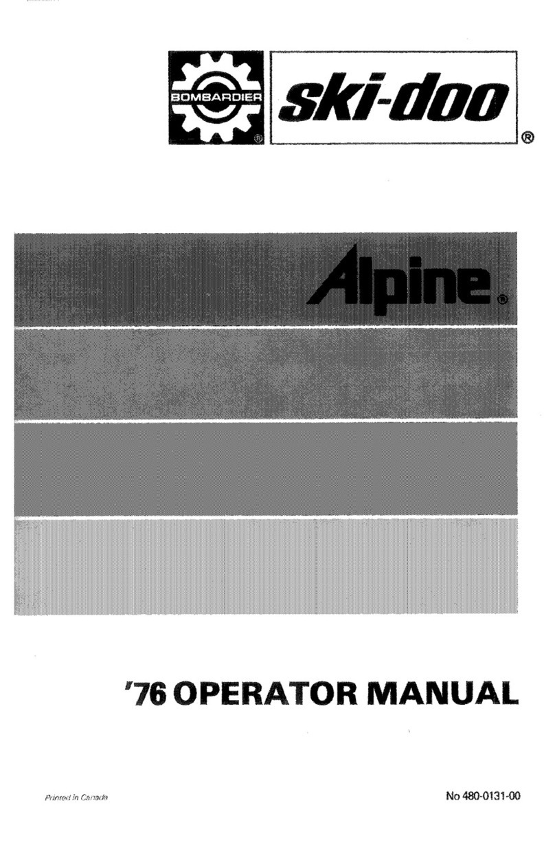 Ski-Doo Alpine 640ER User manual