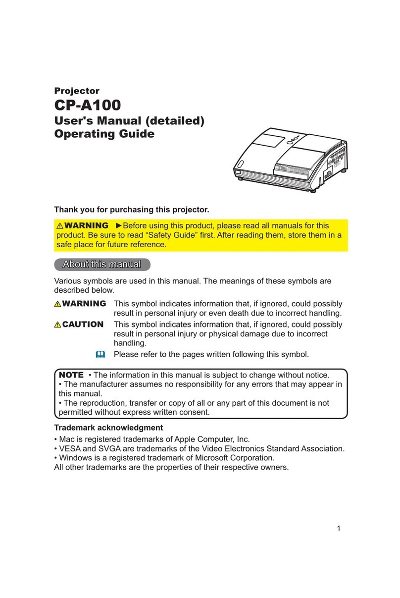 Hitachi CP-A100 Series Technical Document
