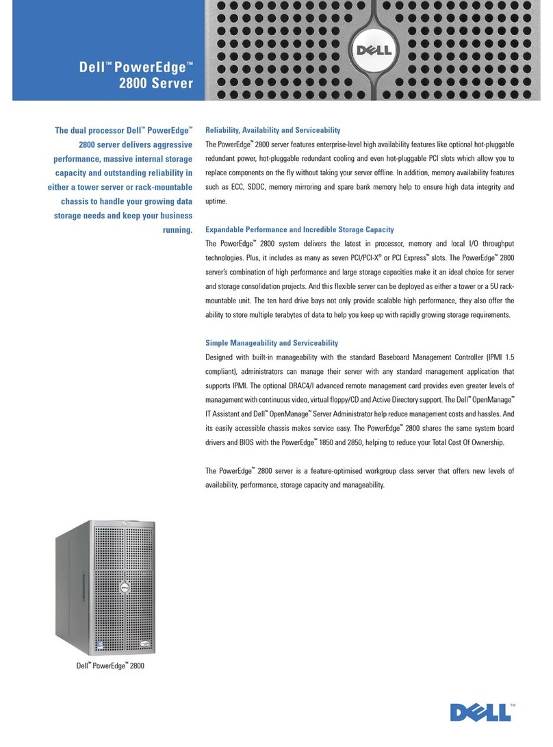 Dell PowerEdge 2800 User manual