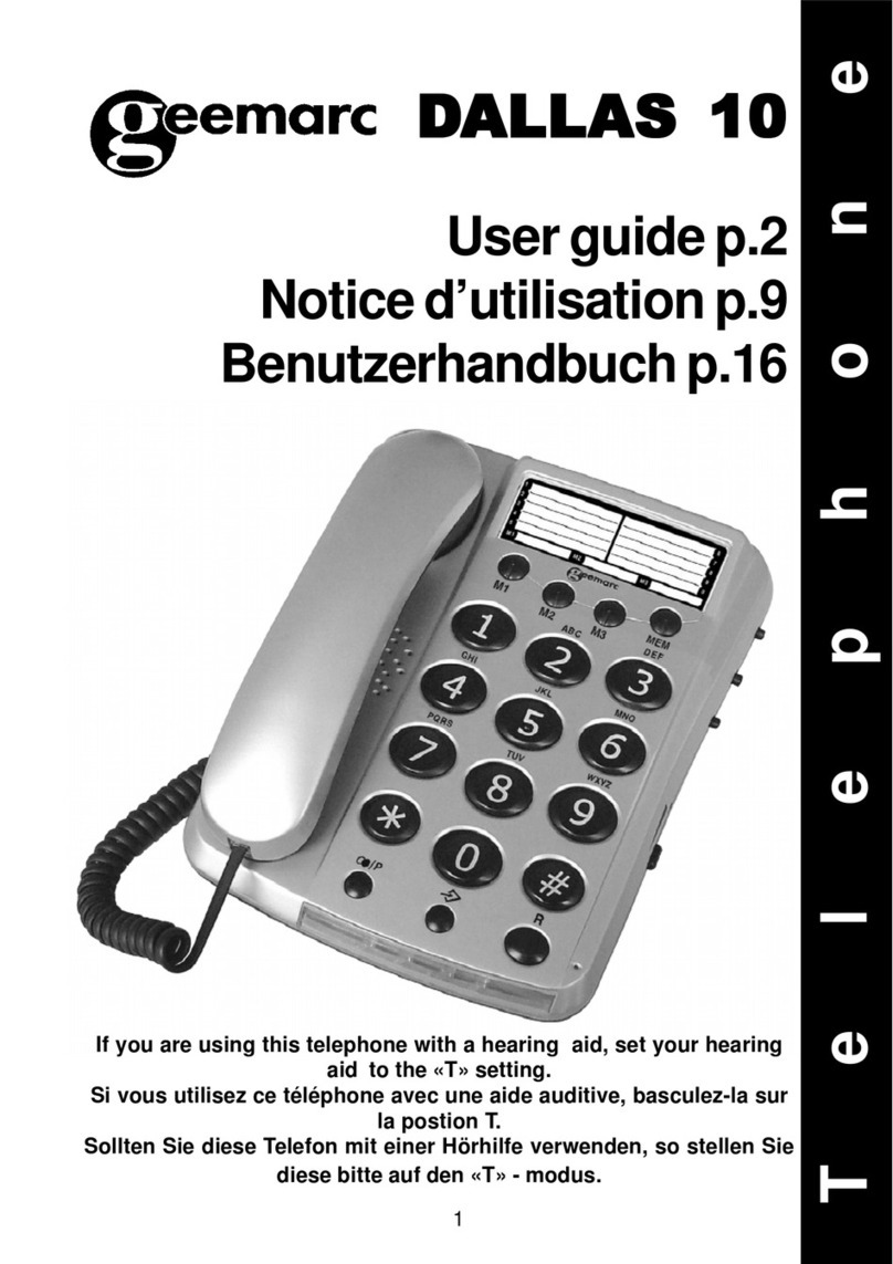 Geemarc Dallas 10 user guide