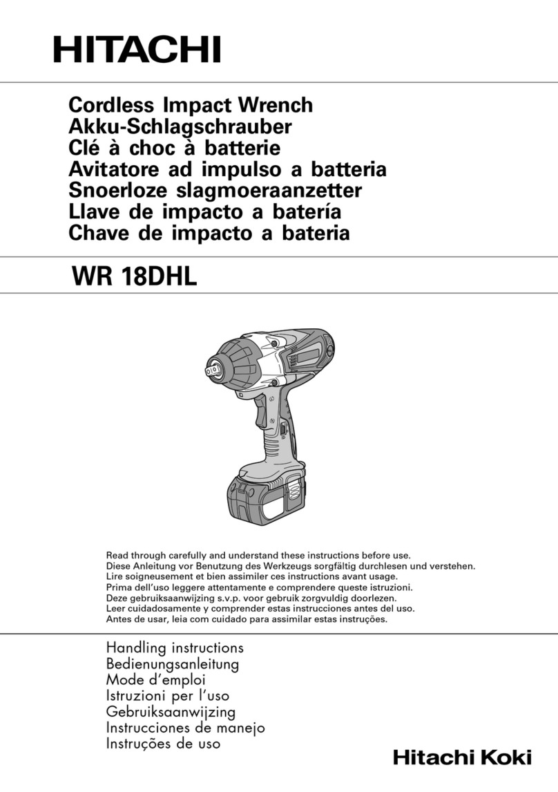 Hitachi WR 18DHL Handling instructions